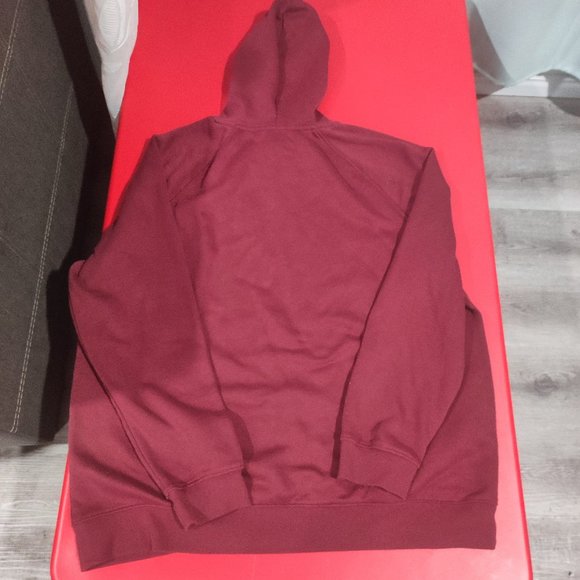 George maroon hoodie with kangaroo pocket men's size 2XL - Picture 2 of 3